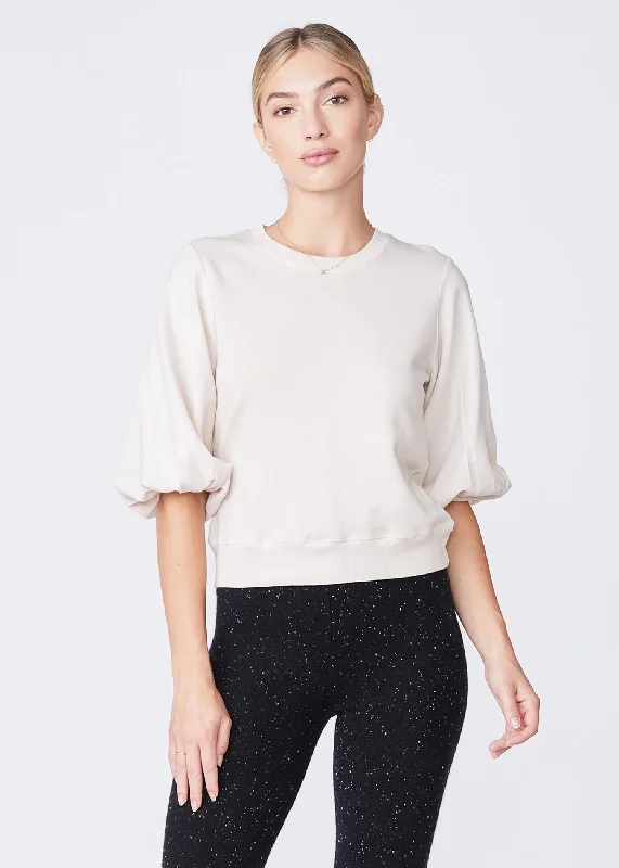 Puff Sleeve Sweatshirt Vintage Women's 1970S 